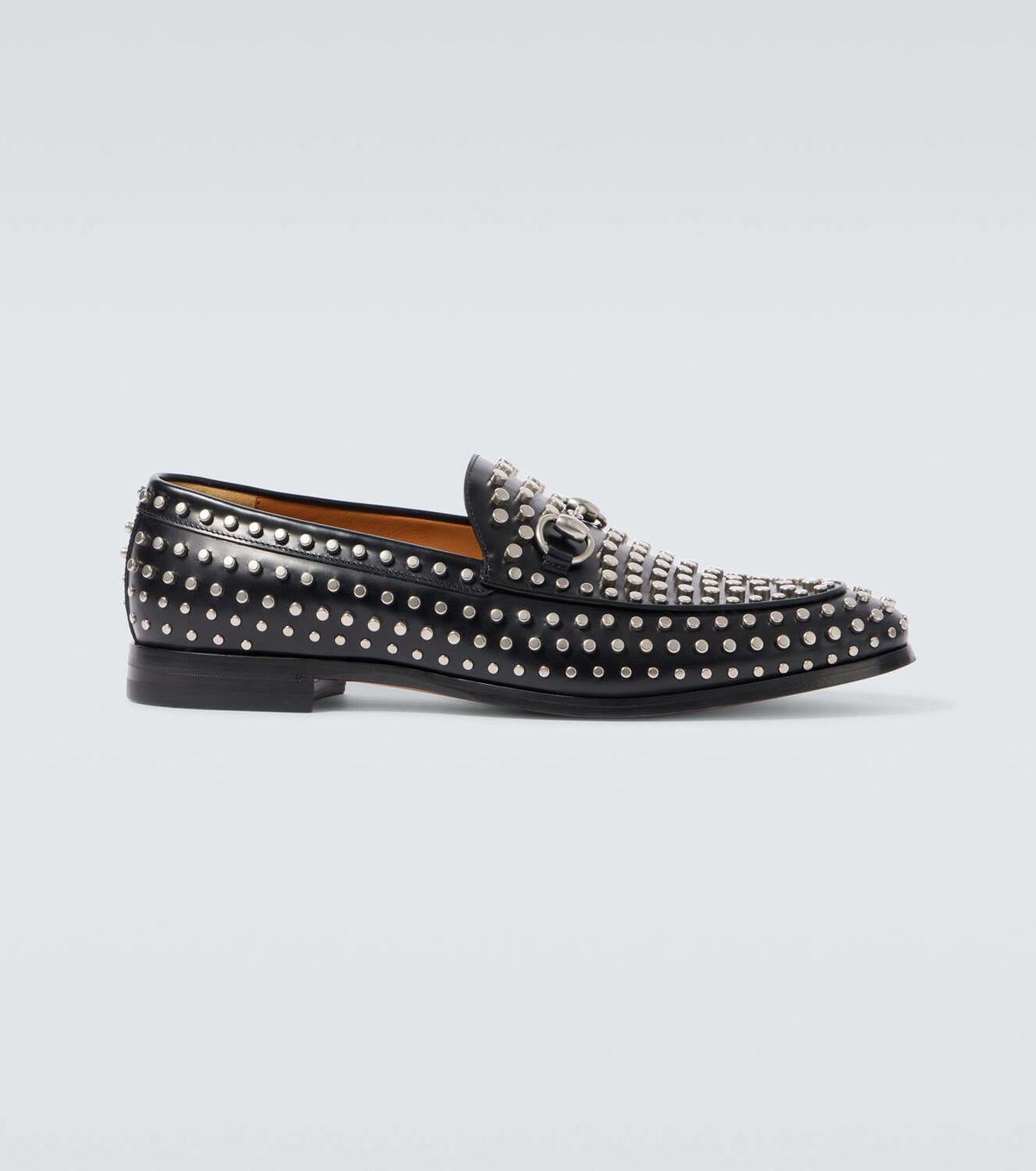Gucci Horsebit studded leather loafers