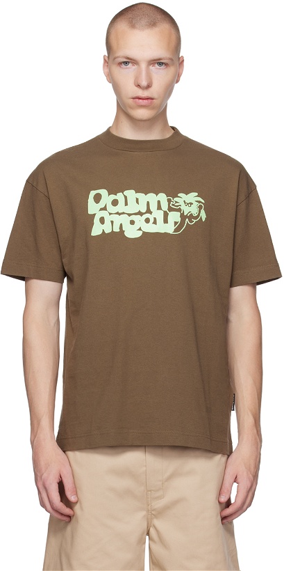 Photo: Palm Angels Brown Viper T-Shirt