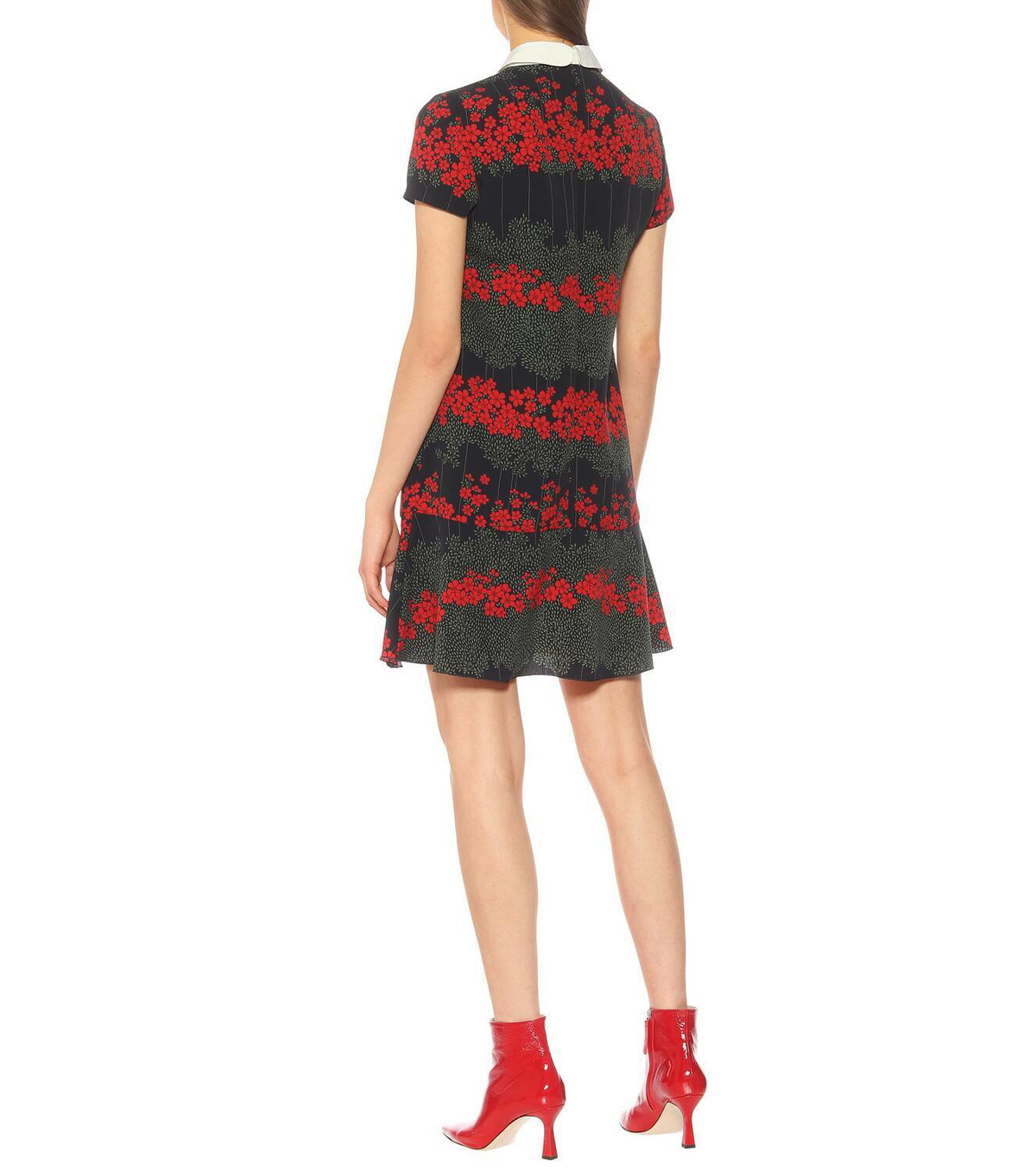 REDValentino REDValentino floral crêpe minidress