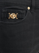 VERSACE - Stonewashed Cotton Denim Jeans