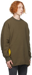 Undercoverism Brown Paneled Sweatshirt