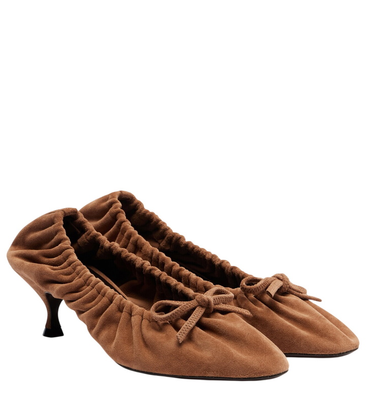 Photo: Herbert Levine Gather Around 50 suede pumps