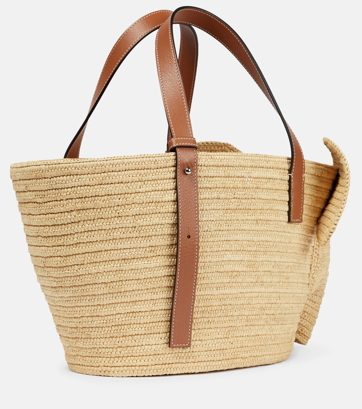 Loewe - Elephant Basket raffia tote bag Loewe