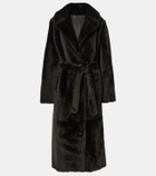Yves Salomon Reversible belted shearling coat