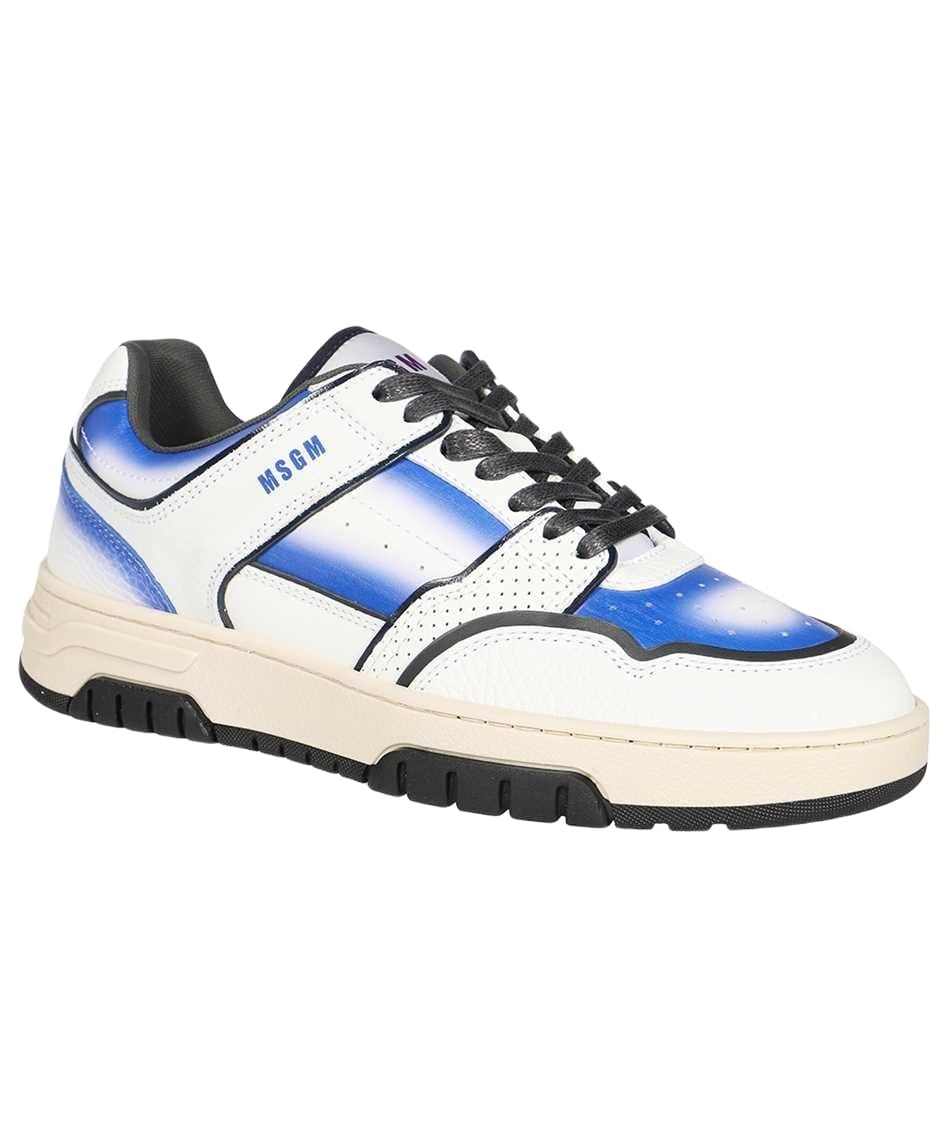 MSGM Leather Low-top Sneakers