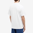 Lo-Fi Men's Mushroom Logo T-Shirt in White