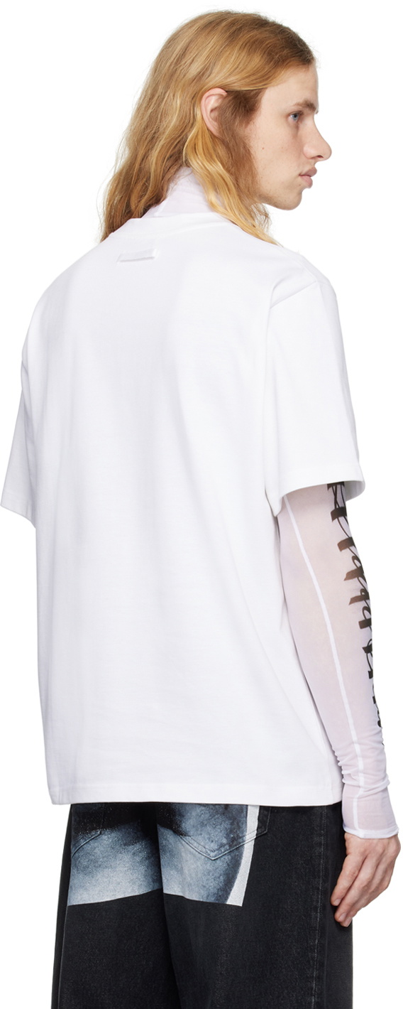 Jean Paul Gaultier White Lace Label T-shirt Jean Paul Gaultier