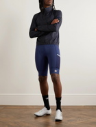 DISTRICT VISION - Stretch Recycled-Nylon Cycling Bib Shorts - Blue