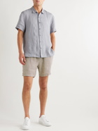 James Perse - Linen Drawstring Shorts - Gray