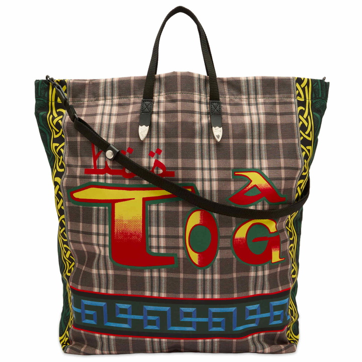 Photo: TOGA ARCHIVES Women's Printed Tote Bag in Grey 