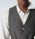 Jacquemus Paysan striped linen vest