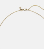 Sydney Evan The Lovers Tarot Card 14kt gold necklace with rubies and diamonds