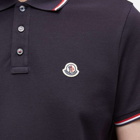 Moncler Men's Classic Logo Polo Shirt in Dark Navy