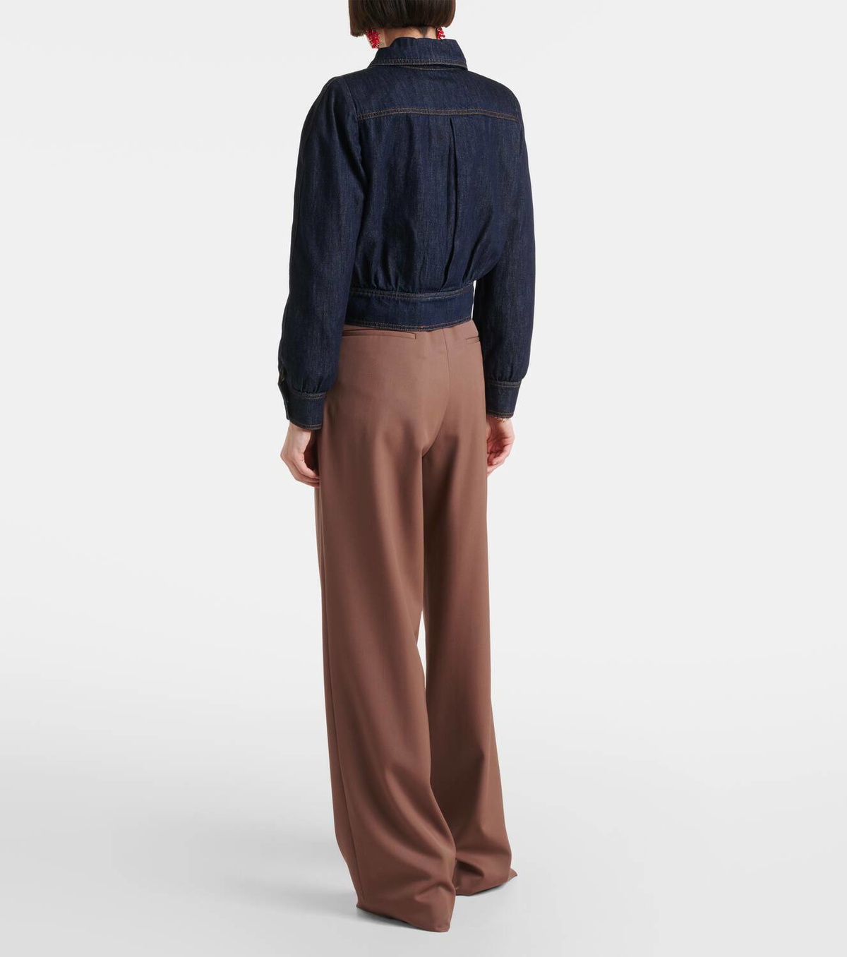 Dries Van Noten Cropped denim jacket