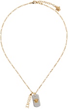 Versace Gold & Silver Medusa Logo Necklace