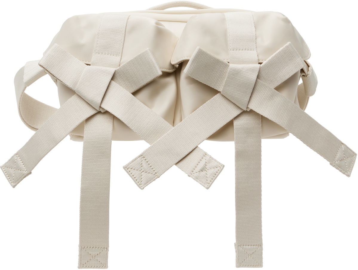 Simone Rocha Off-White Classic Bow Crossbody Bag
