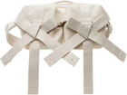 Simone Rocha Off-White Classic Bow Crossbody Bag
