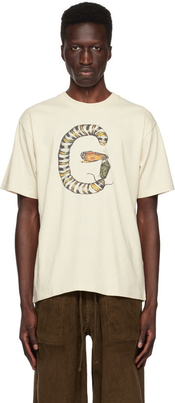 Photo: Gentle Fullness Beige Cocoon T-Shirt