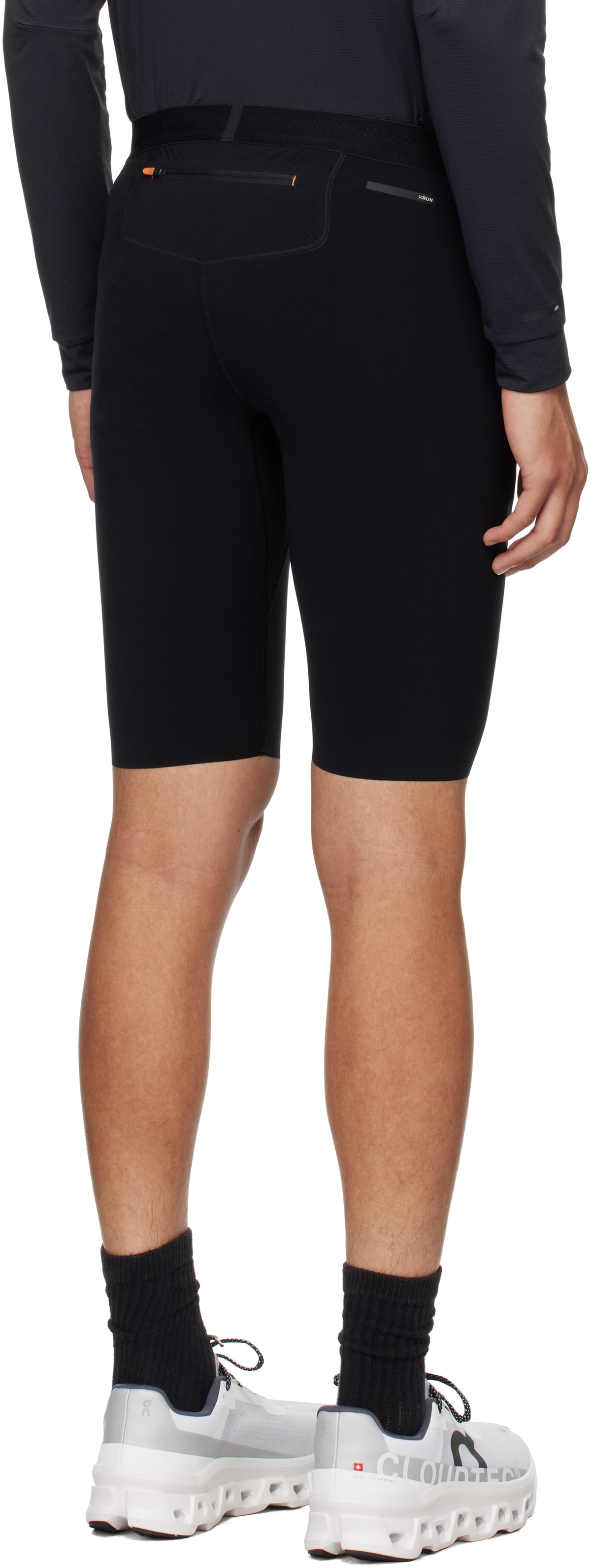 Soar Running Black Half Tights Short Leggings Soar Running