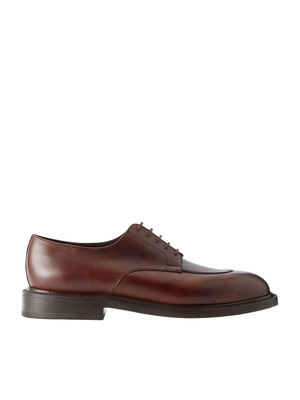 Photo: J.M. Weston - Half Hunt Leather Derby Shoes - Brown