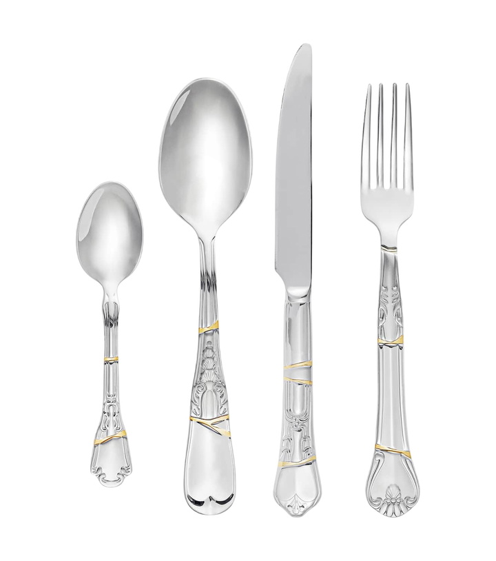 Photo: Seletti Kintsugi flatware set by Marcantonio Raimondi Malerba