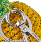 Jacquemus - Le Citron Woven Raffia Keyring - Yellow