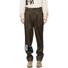 Enfants Riches Deprimes Khaki Tumbling Tears Pleated Trousers