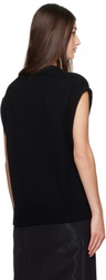 Loulou Studio Black Sleeveless Boxy Top