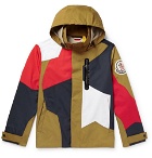 Moncler Genius - 2 Moncler 1952 Baudrier Panelled Cotton Hooded Jacket - Green