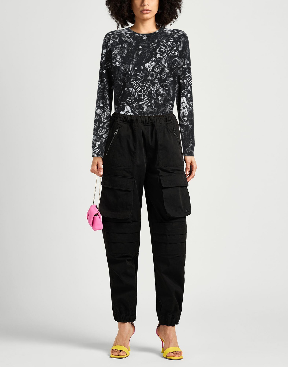 Moschino Womens Sweatshirt in Black