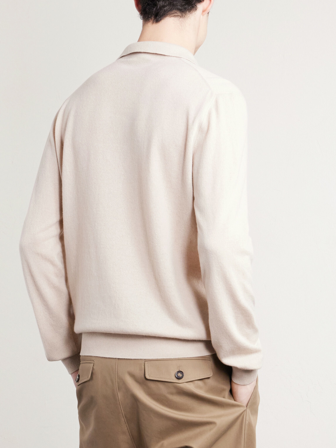 Loro Piana - Sergio Cashmere Polo Sweater - Neutrals