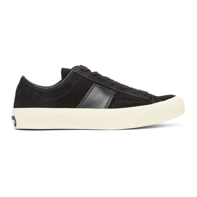 Photo: Tom Ford Black Cambridge Low-Top Sneakers