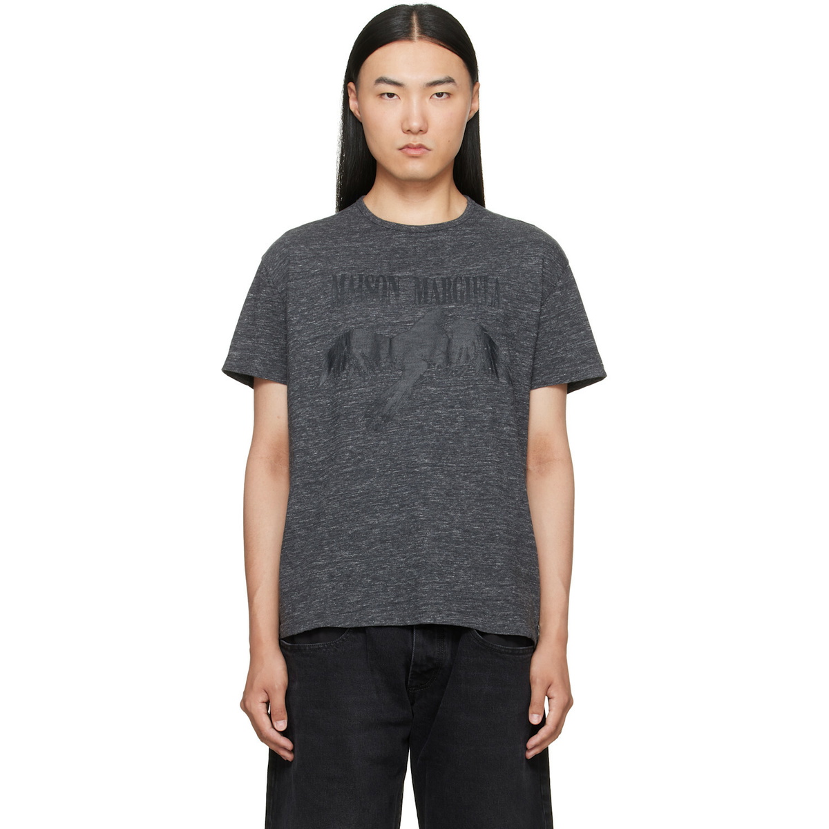 Maison Margiela Gray Cotton T-shirt