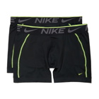 Nike Two-Pack Black Breathe Micro Boxer Briefs