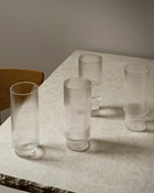 Ferm Living Ripple Long Drink Glasses   Set Of 4  Tableware
