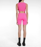 Helmut Lang Stretch-jersey biker shorts