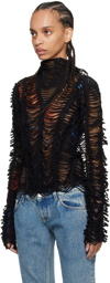 Jean Paul Gaultier Brown Shayne Oliver Edition 'The Slashed City' Hoodie