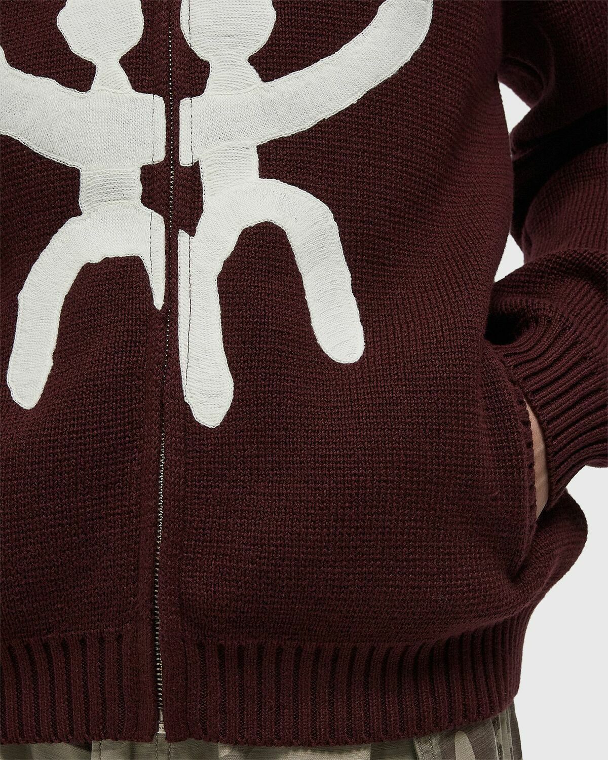 Arte Antwerp All Together Cardigan Red Mens Pullover
