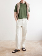 Zegna - Oasi Knitted Linen T-Shirt - Green