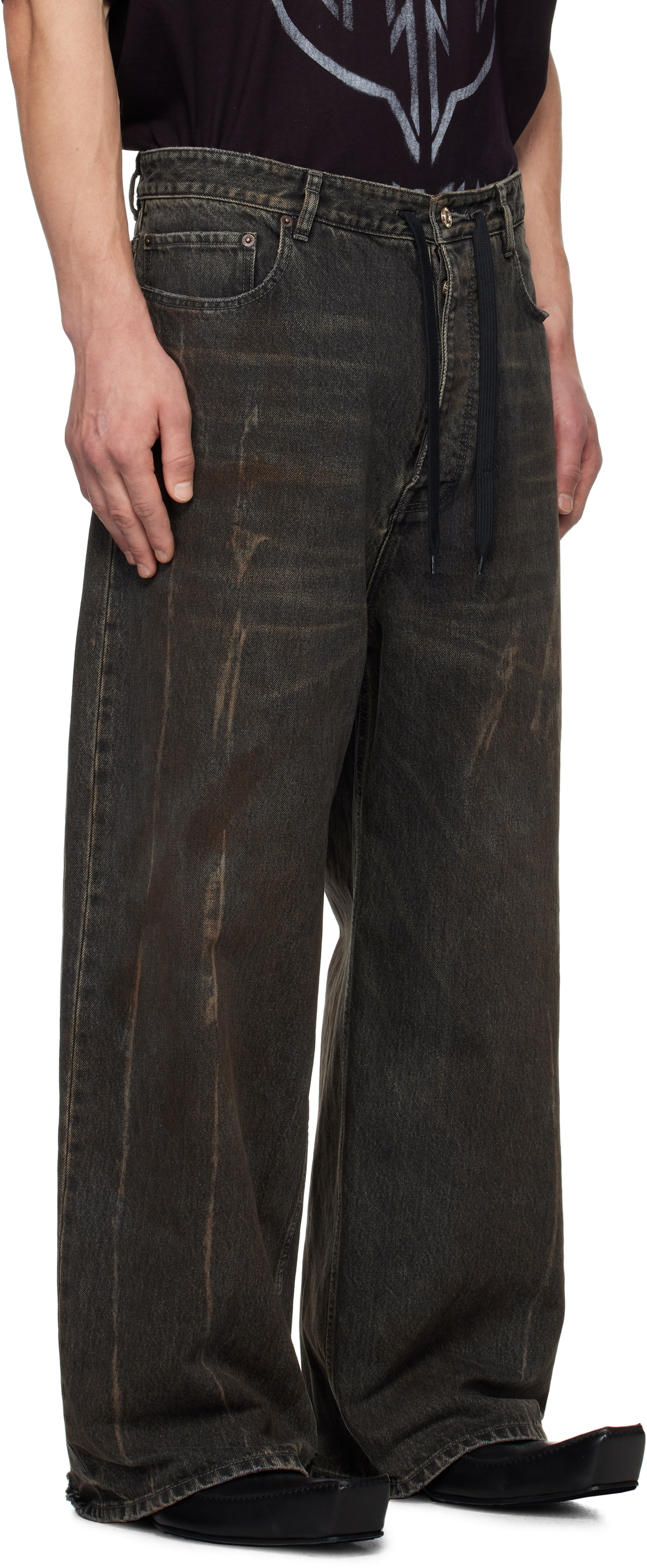 Balenciaga Black Baggy Jeans Balenciaga