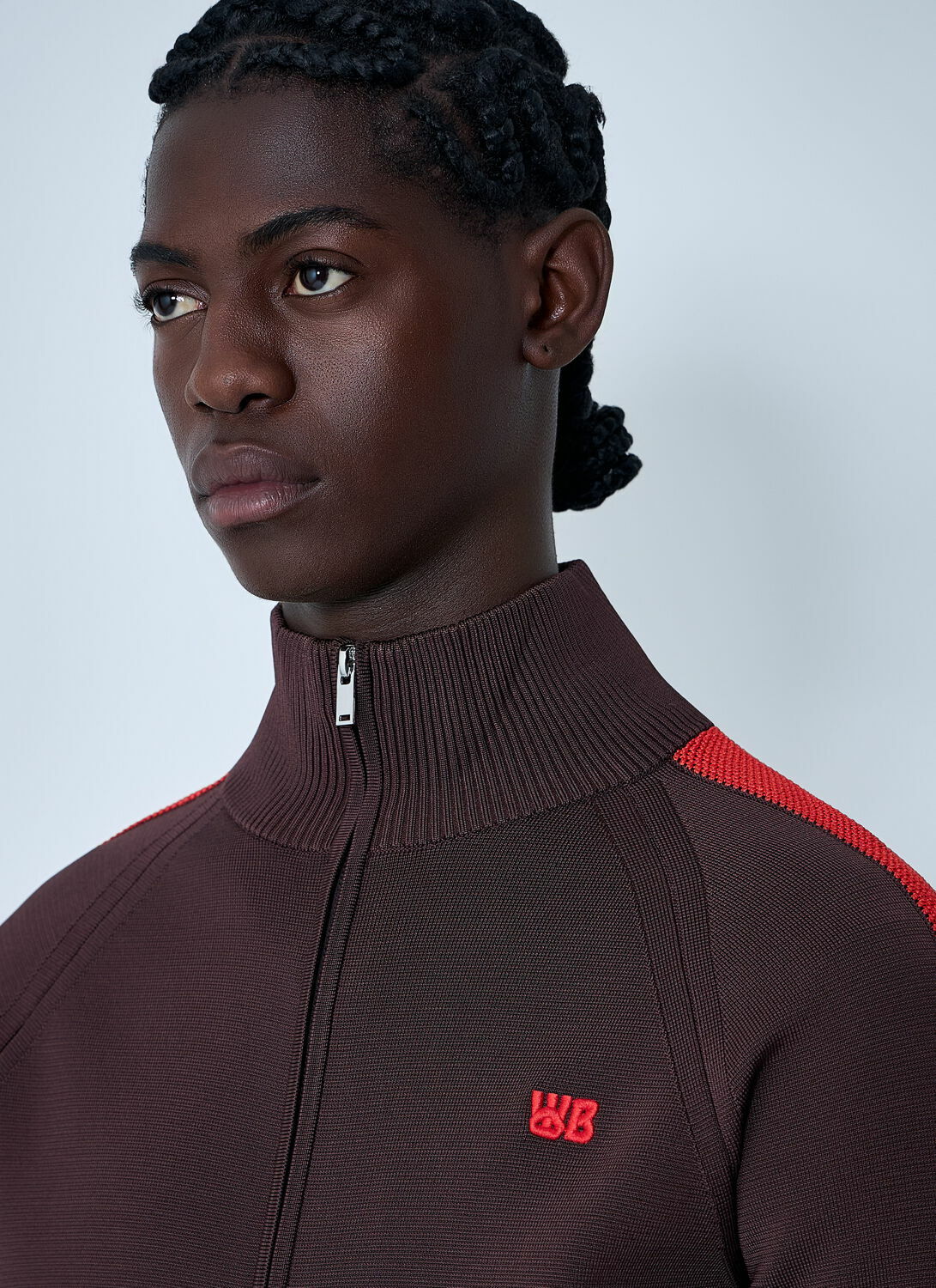 Wales Bonner Tide Track Zip-Up Sweatshirt