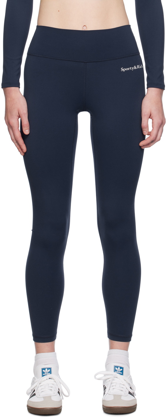 Sporty & Rich Women's Runner Leggings in Alphine White Sporty & Rich