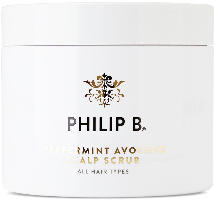 Photo: Philip B Peppermint Avocado Scalp Scrub, 8 oz