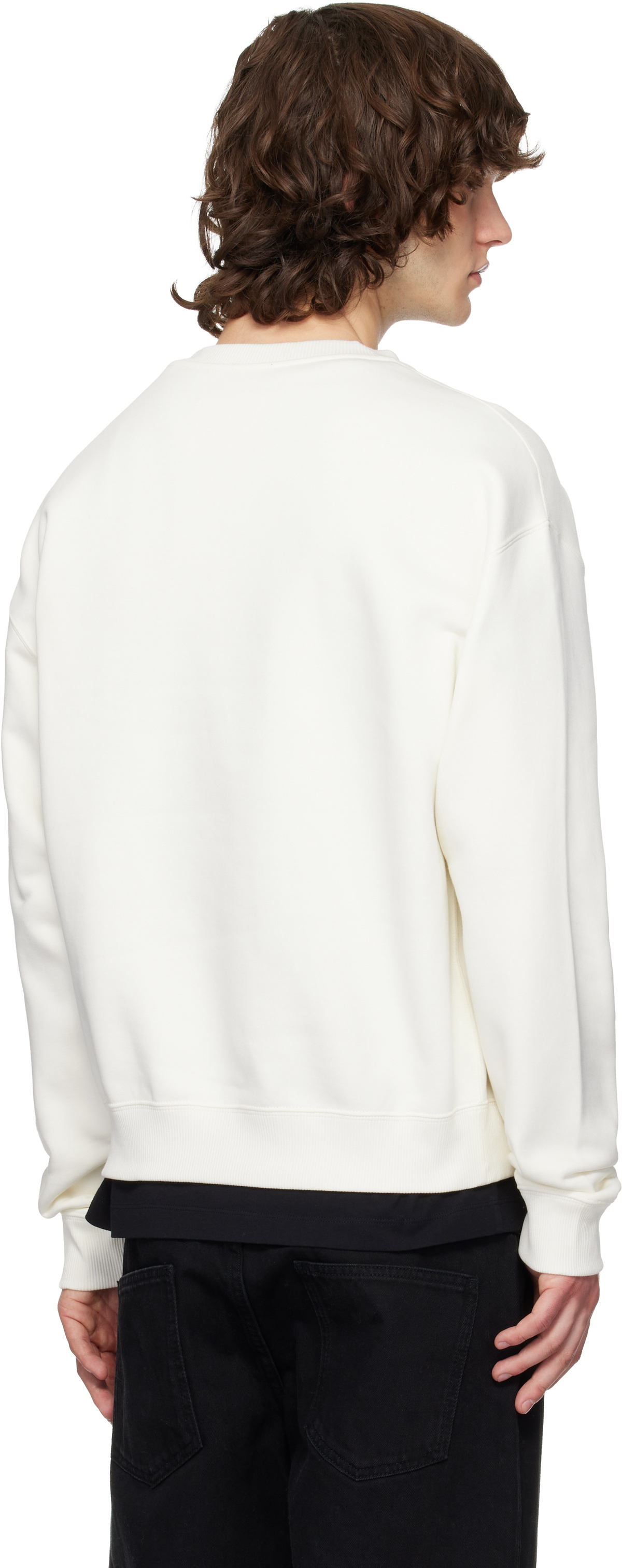 Jil Sander Off-White Logo Sweatshirt