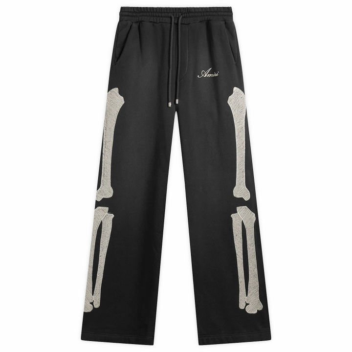 Photo: AMIRI Men's Bones Oversized Sweatpants in Black