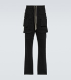 DRKSHDW by Rick Owens - Straight cotton cargo sweatpants