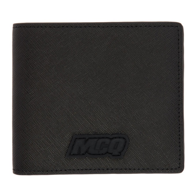Photo: McQ Alexander McQueen Black Hyper Bifold Wallet