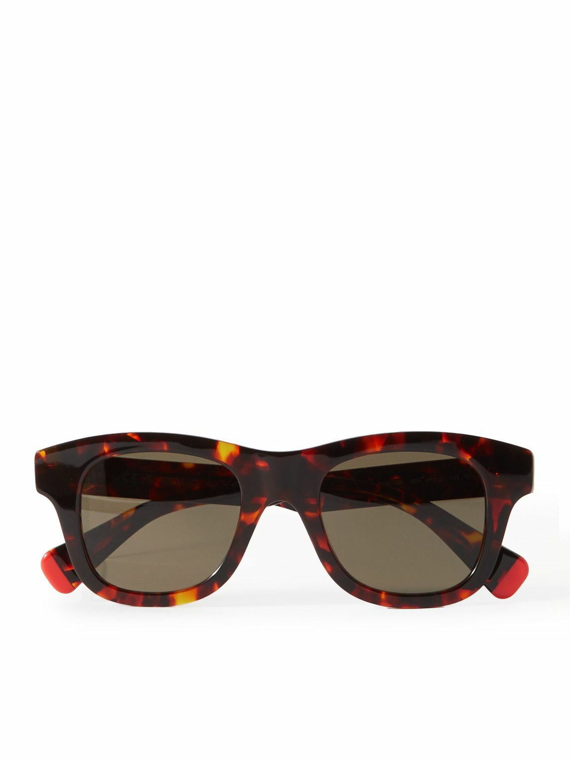Kenzo Black Sunglasses with Red Tips KENZO - Aka D-Frame Acetate Sunglasses Kenzo main image 4