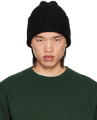 The Elder Statesman Black Parker Beanie