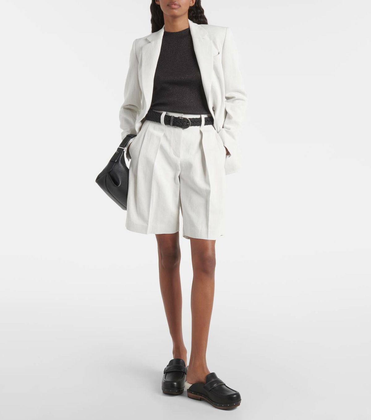Brunello Cucinelli Cashmere and silk-blend tank top